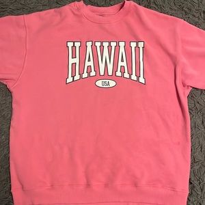 light pink, Hawaii Hollister crewneck